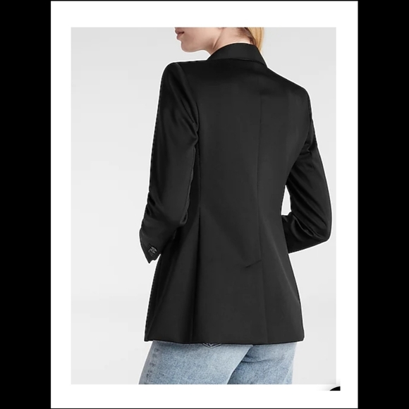 NWOT Express Super Soft Double Knit Double Breasted Blazer - Picture 4 of 10